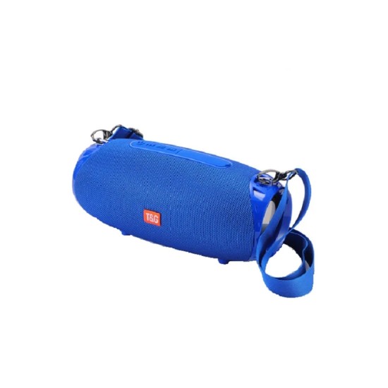 COLUNA SEM FIO T&G TG-534/TG534 FM/AUX/USB/CARTÃO DE MEMÓRIA AZUL